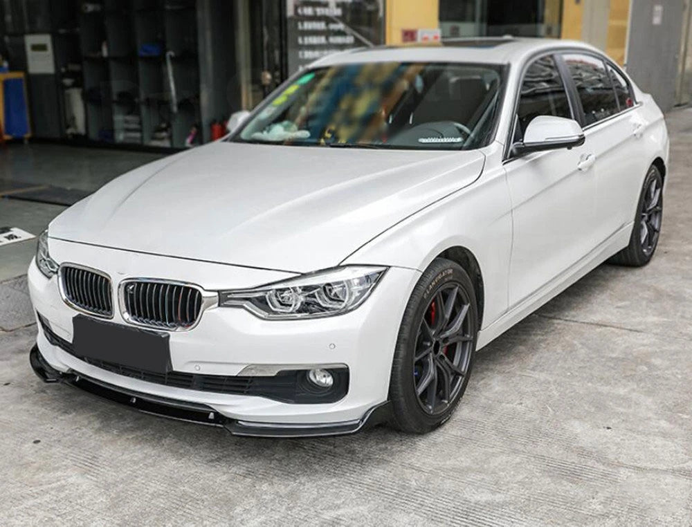 Gloss Black Front bumper lip for BMW F30, F31 models