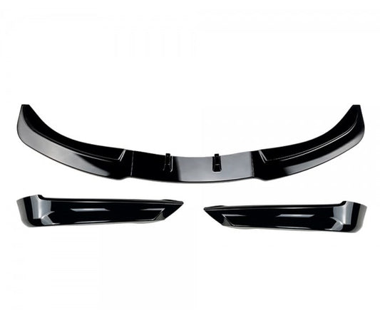 Gloss Black Front bumper lip for BMW E90 2005-2008 PRE LCI models