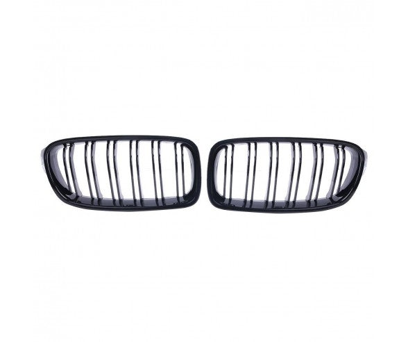 Performance Glossy Black Kidney Grilles for BMW F20, F21 models