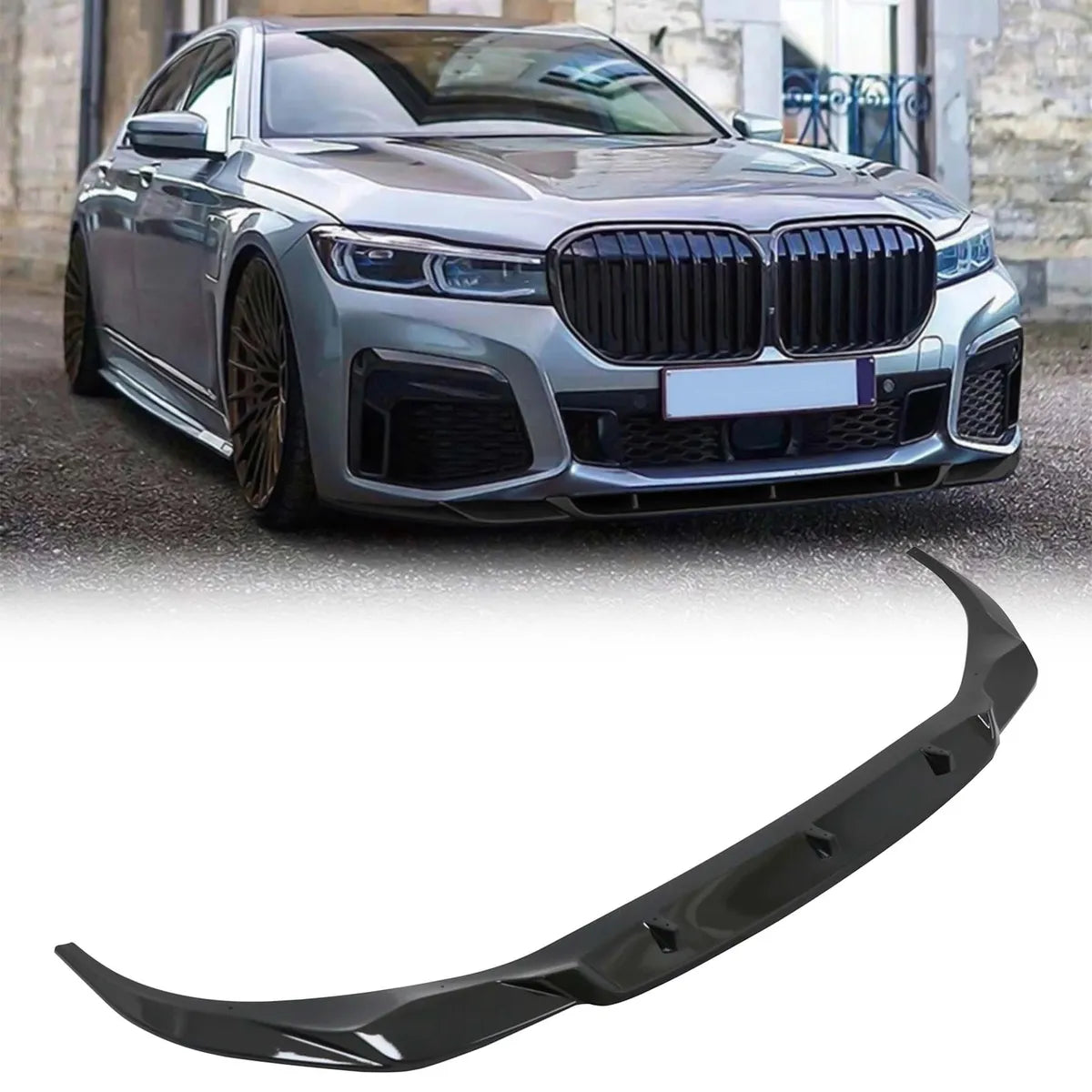 Front bumper splitter for BMW G11, G12 LCI M Sport models