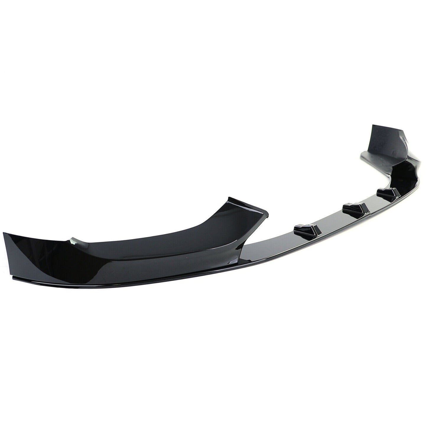 Gloss Black Performance Front Spoiler Splitter Lip for BMW F20,F21 Sport models.