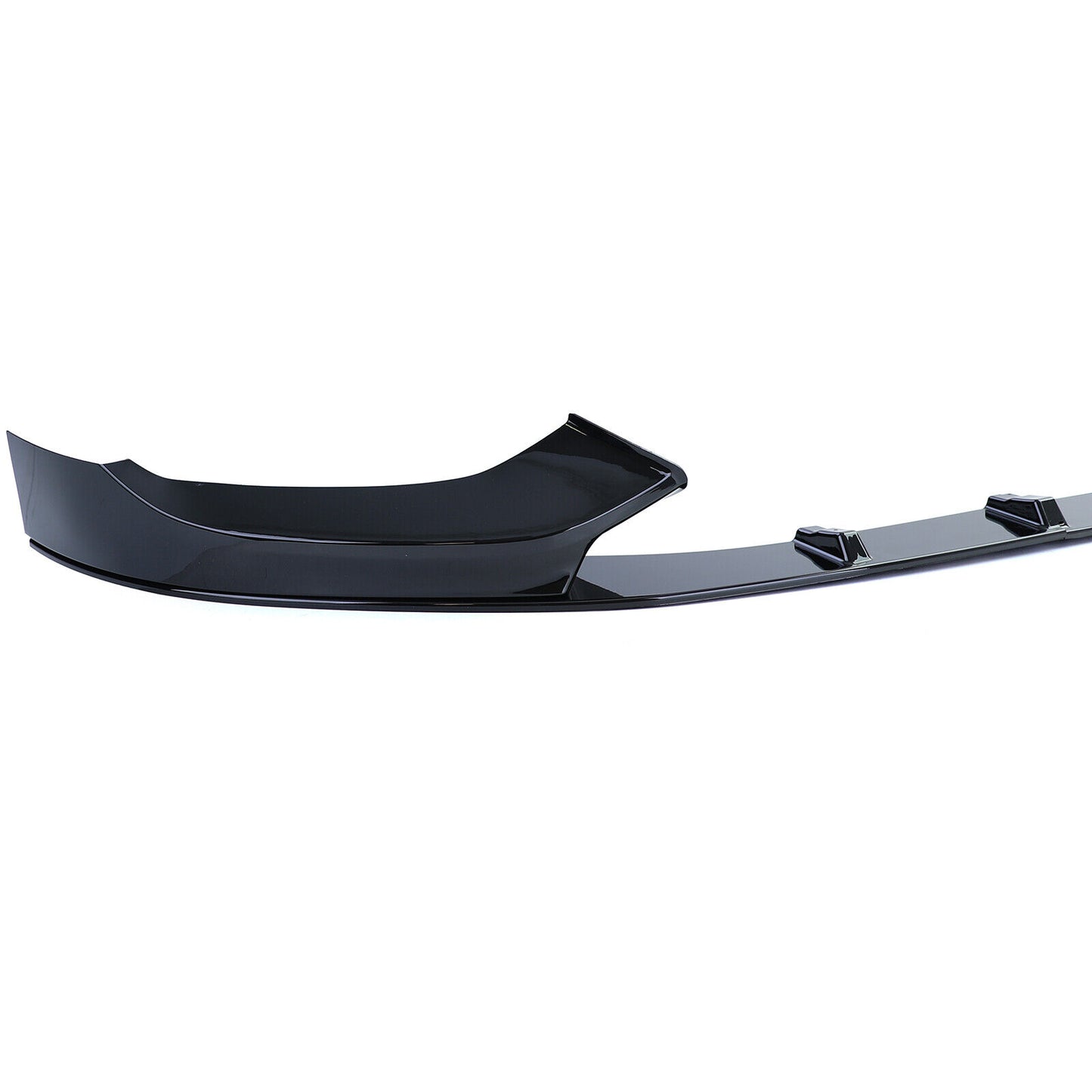 Gloss Black Performance Front Spoiler Splitter Lip for BMW F20,F21 Sport models.